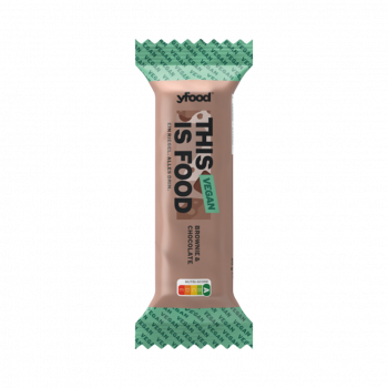 yfood Riegel VEGAN Brownie & Chocolate, Ein Riegel - Alles drin, 60 Gramm